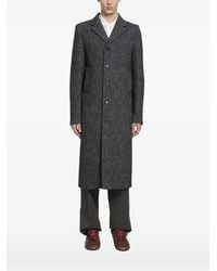 Prada - Single-Breasted Wool-Blend Coat - Lyst