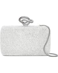 Oscar de la Renta - Crystal-Embellishment Clutch Bag - Lyst