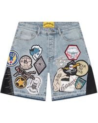 Godspeed - Patchwork Denim Shorts - Lyst