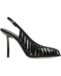 Le Silla - Cage Leren 100 Mm Slingback Pumps - Lyst