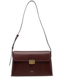 A.P.C. - Simone Leather Shoulder Bag - Lyst