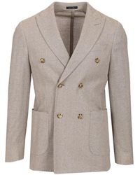 Al Duca d'Aosta - Double-Breasted Peak-Lapel Jacket - Lyst