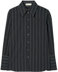 Tory Burch - Straight-point Collar Cotton Shirt - Lyst