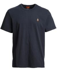 Parajumpers - Elio T-Shirt Met Logo-Patch - Lyst