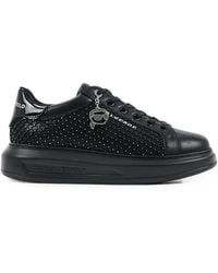 KARL LAGERFELD - Embellished Platform Sneakers - Lyst