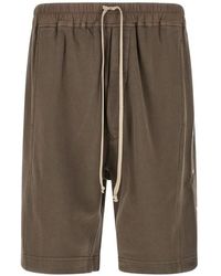 Rick Owens - Snap-Button Drawstring Shorts - Lyst