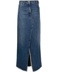 DARKPARK - Jupe en jean à coupe longue - Lyst