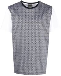 Billionaire - Two-Tone Cotton T-Shirt - Lyst
