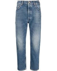 Golden Goose - Tapered-Jeans mit Logo-Patch - Lyst