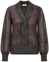 Panicale - Chaqueta Bómber Con Lentejuelas - Lyst