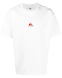 Nike - Embroidered-Logo Cotton T-Shirt - Lyst