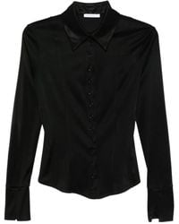Patrizia Pepe - Blusa Con Colletto A Punta - Lyst