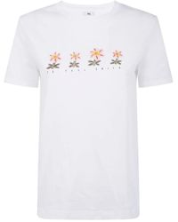 Paul Smith - Flowers Row T-Shirt - Lyst