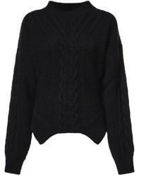 Dondup - Cable-Knit Wool Sweater - Lyst