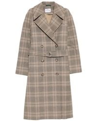 Lacoste - Abrigo a cuadros - Lyst