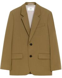 Ami Paris - Single-Breasted Blazer - Lyst