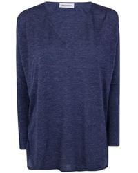 Gentry Portofino - V-Neck Knitted Top - Lyst
