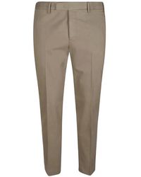 PT Torino - Straight-Leg Cotton Trousers - Lyst