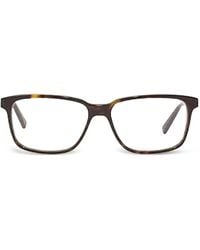 Saint Laurent - Eckige Brille Aus Acetat - Lyst