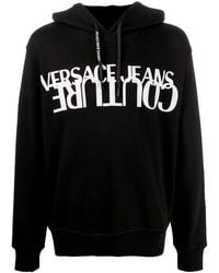 Versace Jeans Couture - Logo-Print Hoodie - Lyst