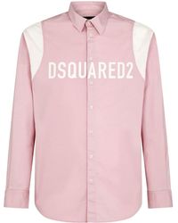 DSquared² - Overhemd Met Logoprint - Lyst