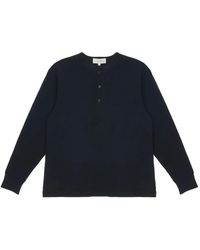 Studio Nicholson - Henley Long-Sleeve T-Shirt - Lyst