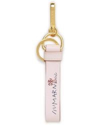 Marni - Leather Keyring With Mending-Embroidery - Lyst