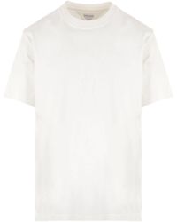 Bottega Veneta - T-Shirt mit Rundhalsausschnitt - Lyst