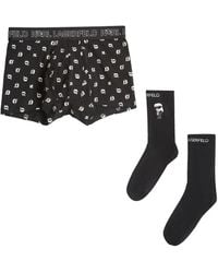Karl Lagerfeld - Boxer Ikonik Karl - Lyst