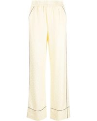 Off-White c/o Virgil Abloh - Logo-jacquard Elasticated Trousers - Lyst