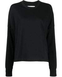 Studio Nicholson - Sweatshirt mit rundem Ausschnitt - Lyst