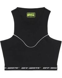 Off-White c/o Virgil Abloh - Logoband Crop Top - Lyst