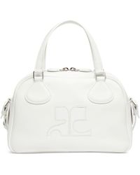 Courreges - Reedition Bowling レザーバッグ - Lyst