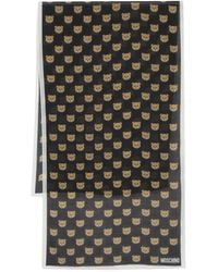 Moschino - Teddy Bear-Motif Scarf - Lyst