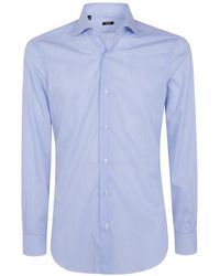 Barba Napoli - Striped Cotton Shirt - Lyst