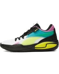 PUMA - Court Rider "white/yellow Alert" スニーカー - Lyst