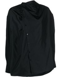 Lemaire - Silk Blouse With Soft Collar - Lyst