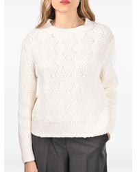 Gran Sasso - Texturierter Strickpullover - Lyst