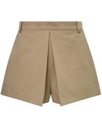 Pushbutton - Pleated A-Line Shorts - Lyst