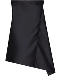 Courreges - Robe Drapée One-Minute À Coupe Courte - Lyst