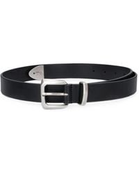 MOLEBO - Buckle-Fastening Leather Belts - Lyst