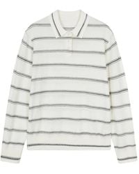 JNBY - Striped Polo-Collar Sweater - Lyst