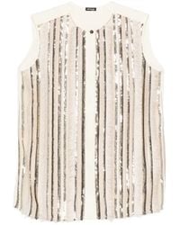 Kiton - Sequin-Embellishment Top - Lyst