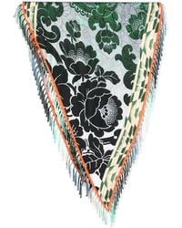 Pierre Louis Mascia - Aloe Seidenschal mit Blumen-Print - Lyst