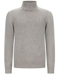 Piacenza Cashmere - Roll-Neck Ribbed-Trim Sweater - Lyst