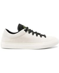 Stone Island - Compass-Patch Sneakers - Lyst
