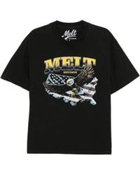 Melt - Eagle-Print T-Shirt - Lyst