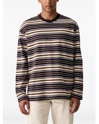 Les Deux - Horizontal-Striped Long-Sleeved T-Shirt - Lyst