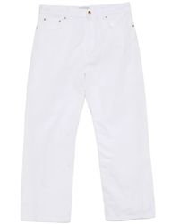 Alberta Ferretti - Cotton Jeans - Lyst