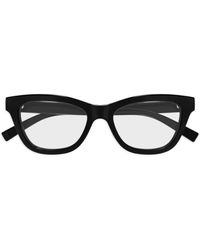 Gucci - Cat-Eye-Brille Mit Gg-Brille - Lyst